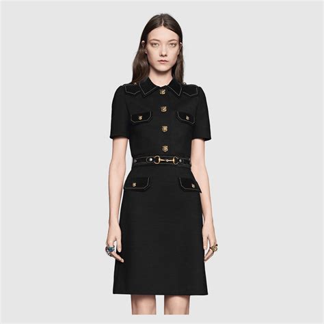 gucci wool shirt dress|gucci dress shirt women.